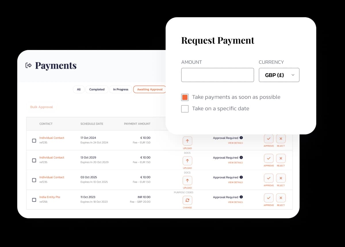 Request Payment | Fyorin